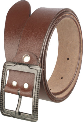 

USL Men Formal Brown Genuine Leather Belt