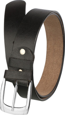 

USL Men Formal Black Genuine Leather Belt