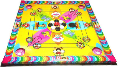 

Qweezer 2 IN 1 CARROM BOARD ( 50 X 50 CM ) & ludo GAME with [ free carrom board power ] 50 cm Carrom Board(Multicolor)