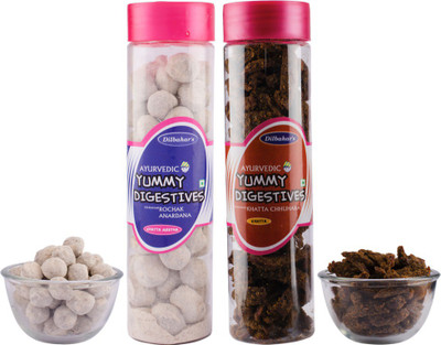 

Dilbahar Rochak Anardana, Khatta Chhuhara Combo Pomegranate Mouth Freshener(Pack of 2)