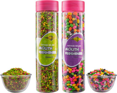 

Dizzle Green Mix Tini Mini Combo 465 g Mint, Fruit-flavored Mint Mouth Freshener