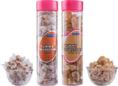 

Dilbahar Manchali Imli Mitha Amla Combo Gooseberry, Tamarind Sour Candy(Pack of 2)