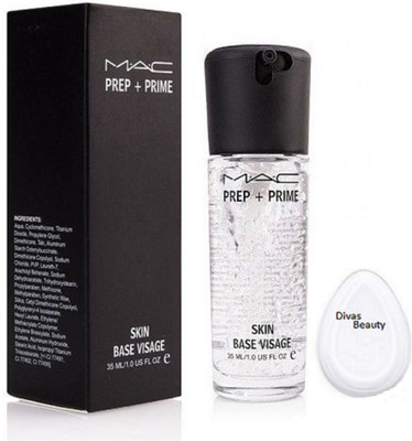

divas beauty Silicon Puff& Mac prep primer skin base visage Face Primer Gel(Set of 2)