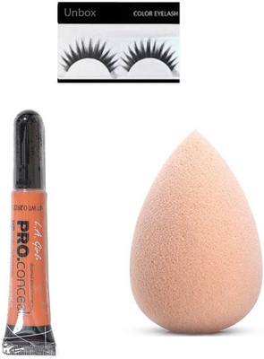 

UnBox L.A. Girl HD Pro Concealer & Sphyro Beauty Blender Sponge(Set of 3)