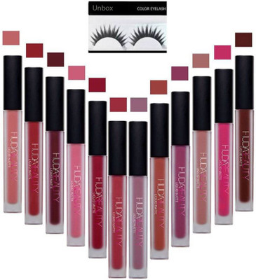 

UnBox Imported combo of Huda Beauty HUDA GIRL (Multicolor) & Eyelashes (Set of 2)(Set of 2)
