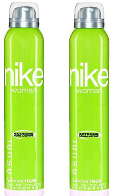 

Nike extreme long lasting casual women body deodrant Deodorant Spray - For Women(200 ml, Pack of 2)
