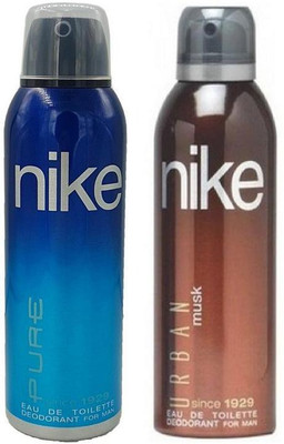 

Nike Pure and Urban Musk Deodorant Spray for Men 200ML Each (Pack of 2) Deodorant Spray - For Men(200 ml, Pack of 2)