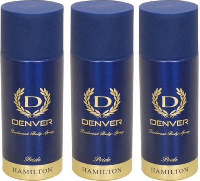 

Denver PRIDE COMBO PACK Body Spray - For Men(495 ml, Pack of 3)