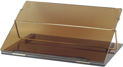 

Action World 2 Compartments Acrylic Table Top Elevator Writing Desk (Medium SIZE 16x21 Inches) With Adjustable Height Fabric Portable Laptop Table (Finish Color - Smoke Black) OFFICE STATIONARY(Brown)