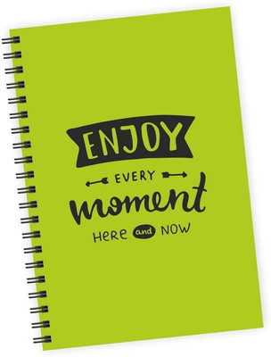 

Dpotli A5 Diary(Enjoy Every Moment Here & Now, Multicolor)