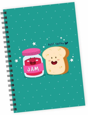 

Dpotli A5 Diary(Best Friends, Multicolor)