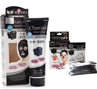 

Shopfleet Combo of Charcoal Peel Off Mask and Charcoal Nose Mask(150 g)
