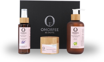 

Omorfee Moisturizing Face Care Gift Box Kit (For Dry Skin) - 3 Step Care 350 g(Set of 3)
