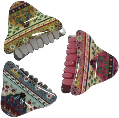 

New Arihant Traders New Arihant Traders- Premium Quality Hair Clutchers/Clips/Claws for Women & Girls (Multicolor- 3 pieces) Hair Claw, Hair Clip, Hair Accessory Set, Bun Clip, Back Pin(Multicolor)