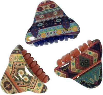 

New Arihant Traders New Arihant Traders- Premium Quality Hair Clutchers/Clips/Claws for Women & Girls (Multicolor- 3 pieces) Hair Claw, Hair Clip, Hair Accessory Set, Bun Clip, Back Pin(Multicolor)