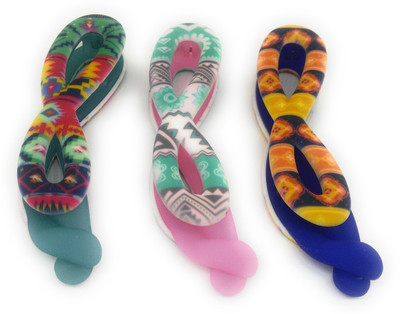 

Khubsurat Premium Banana Clip / Banana Claw Clip, Set of 3 Pieces of 3 Colors, Neon Print Concept, Smooth Silicon Touch Feel Banana Clip, Hair Clip(Multicolor)