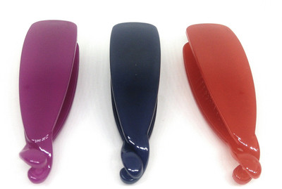 

Khubsurat Premium Banana Clip / Banana Claw Clip, Set of 3 Pieces of 3 Colors, Smooth Touch Feel, Length 11 Centimeters Banana Clip, Hair Clip(Multicolor)