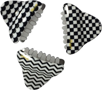 

New Arihant Traders Premium Quality Hair Clutchers/Clips/Claws for Women & Girls (B&W- 3 pieces) Hair Claw, Hair Clip, Hair Accessory Set, Bun Clip, Back Pin(Multicolor)