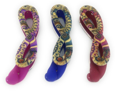 

Khubsurat Premium Banana Clip / Banana Claw Clip, Set of 3 Pieces of 3 Colors, Neon Print Concept, Smooth Silicon Touch Feel Banana Clip, Hair Clip(Multicolor)