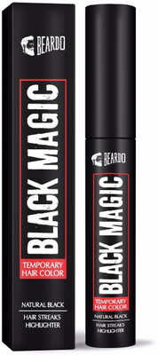 

Beardo Black Magic Temporary Hair Color, Natural Black 5ml Hair Color(Natural Black)