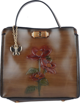 

Butterflies Hand-held Bag(Khaki)
