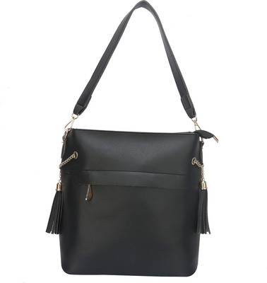 Fiona Trends Hand-held Bag(Black)