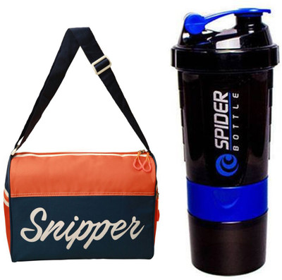

Snipper Combo of Orange Tomy bag and Purple Spider Shaker Gym & Fitness Kit