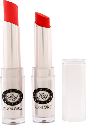 

Glam Girlz Matte Lipstick-Combo(09&02)(Coral Pink, Bright Red)