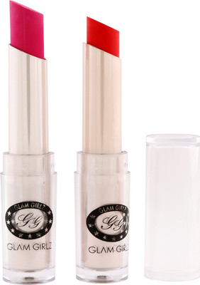 

Glam Girlz Matte Lipstick-Combo(30&03)(purple plum, blood red)