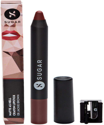 

Sugar MATTE AS HELL Crayon Lipstick 2.8 g With Sharpener (08 Jackie Brown)((08 Jackie Brown))