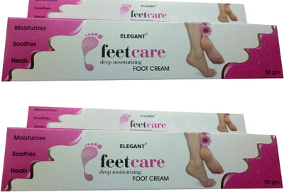 

Elegant FEETCARE (DEEP MOISTURIZING) FOOT CREAM PACK OF 2*50 GM(50 g)