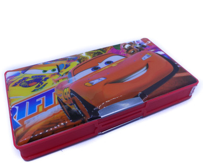 

CARRY ON DRIFT CARS MCQUEEN Art Canvas Pencil Box(Set of 1, Multicolor)