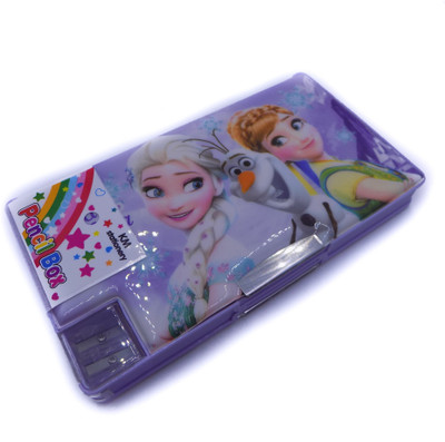 

CARRY ON FROZEN DISNEY Art Artificial Leather Pencil Box(Set of 1, Multicolor)