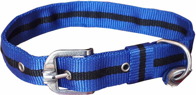 

W9 High Quality Nylon Leash and Adjustable Collar Set for Large Dog -1.25 inches,Length-52 inches 132 cm Dog Strap Leash(Blue)