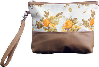

Dekor World Yellow Rose Cotton Printed Multi Utility Pouch Pouch(Yellow)