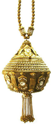 

Sparks Beauty Round-Metal-Hand-Bag Potli(Gold)