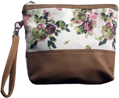 

Dekor World Green Rose Cotton Printed Multi Utility Pouch Pouch(Green)