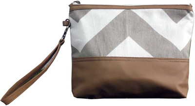 

Dekor World Beige Chevron Cotton Printed Multi Utility Pouch Pouch(Beige)