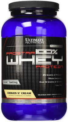 

Ultimate Nutrition Prostar 100% Whey Protein Whey Protein(907 g, Cookies 'n Cream)