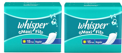 

Whisper Maxi Fit 15+15 Pad Sanitary Pad(Pack of 2)