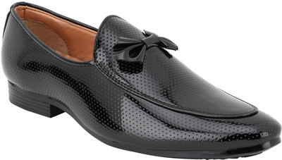 

Voila Glossy Leather Shiny Party Wear For Men(Black