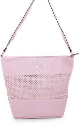 Lavie Women Casual Pink Genuine Leather Sling Bag