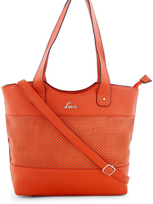 

Lavie Women Casual Orange Genuine Leather Sling Bag