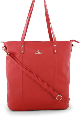 

Lavie Women Casual Red Genuine Leather Sling Bag
