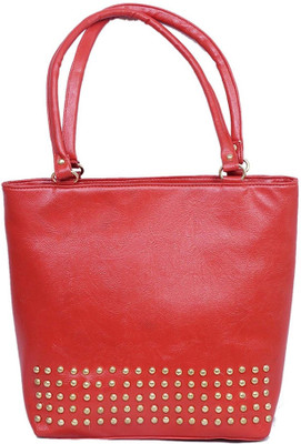 

cenzoni Women Casual Red PU Tote