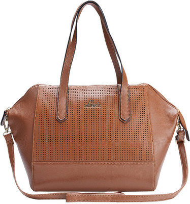 

Lavie Women Evening/Party Brown Genuine Leather Sling Bag