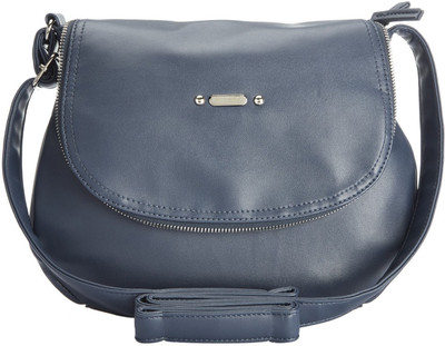 

Lavie Women Evening/Party Blue Genuine Leather Sling Bag