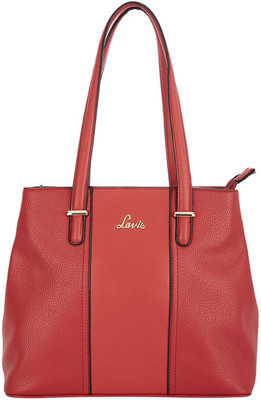 

Lavie Women Casual Red Genuine Leather Sling Bag