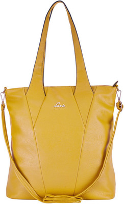 

Lavie Women Evening/Party Yellow Genuine Leather Sling Bag