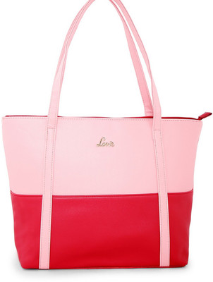 

Lavie Women Evening/Party Pink, Red Genuine Leather Shoulder Bag
